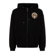 Just Cavalli Svarta Hoodie Tröjor Black, Herr