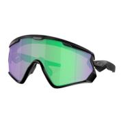 Oakley Sunglasses Wind Jacket 2.0 OO 9422 Black, Herr