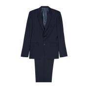 Paul Smith Single Breasted Suits Blue, Herr