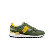 Saucony Grön/Gul Shadow Original Sneakers Green, Herr