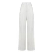 Alexander McQueen Trousers White, Dam