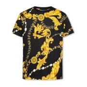 Versace Jeans Couture Svart T-shirt och Polo Kollektion Black, Herr