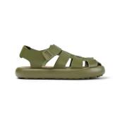 Camper Gröna läder ankelrem sandaler Green, Herr