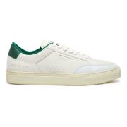 Common Projects Grön Detalj Läder Tennis Pro Sneakers Green, Herr