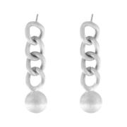 Dansk Copenhagen Earrings Gray, Dam