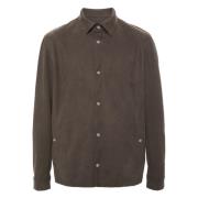 Herno Casual Shirts Brown, Herr