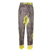 P.a.r.o.s.h. Wide Trousers Yellow, Dam