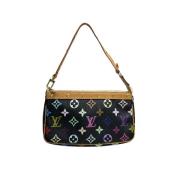 Louis Vuitton Vintage Pre-owned Tyg handvskor Black, Dam