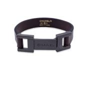 Chanel Vintage Pre-owned Laeder armband Brown, Dam