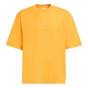 Marni Oversized Tshirt Orange, Herr