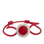 Bvlgari Vintage Pre-owned Tyg armband Red, Dam