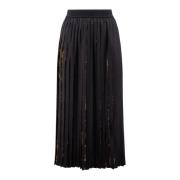 Versace Jeans Couture Midi Skirts Black, Dam