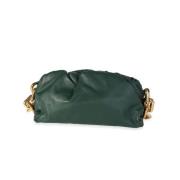 Bottega Veneta Vintage Pre-owned Laeder axelremsvskor Green, Dam