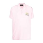 Dsquared2 Polo Shirts Pink, Herr
