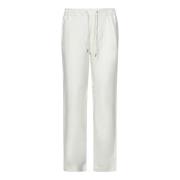 Ralph Lauren Straight Trousers White, Herr