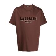 Balmain T-Shirts Brown, Herr