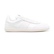 Tod's Vita Casual Stängda Platta Sneakers White, Herr