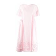 P.a.r.o.s.h. Midi Dresses Pink, Dam