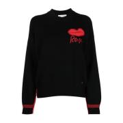 Sonia Rykiel Svart Casual Sweatshirt för Kvinnor Black, Dam