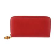 Gucci Vintage Pre-owned Laeder plnbcker Red, Dam