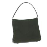 Prada Vintage Pre-owned Tyg prada-vskor Green, Dam