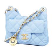 Chanel Vintage Pre-owned Laeder chanel-vskor Blue, Dam