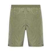 Ami Paris Badshorts med logotyp Green, Herr