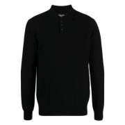Giorgio Armani Polo Shirts Black, Herr
