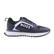 Hugo Boss Modernt Stiliga Sneakers Blue, Herr