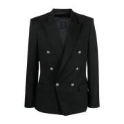 Balmain Blazers Black, Herr