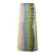Rabens Saloner Tie-Dye Isold Kjol Multicolor, Dam
