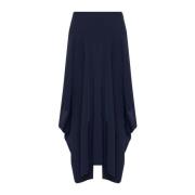High Midi Skirts Blue, Dam
