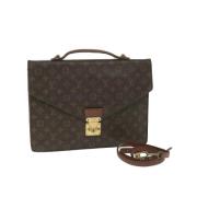 Louis Vuitton Vintage Pre-owned Canvas louis-vuitton-vskor Brown, Dam