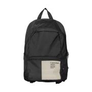 Calvin Klein Backpacks Black, Herr