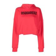 Dsquared2 Hoodies Red, Dam