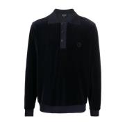 Giorgio Armani Polo Shirts Blue, Herr