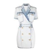 Balmain Short Dresses Blue, Dam