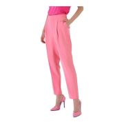 Silvian Heach Tapered Trousers Pink, Dam