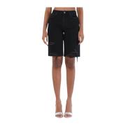 Purple Brand Short Shorts Black, Dam