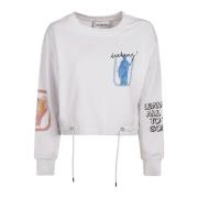 Iceberg Stilren Sweatshirt för Avslappnat Bär White, Dam