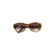 Tom Ford Pre-owned Pre-owned Plast solglasgon Brown, Dam