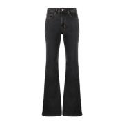 Ksubi Straight Jeans Black, Dam