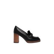 Nerogiardini Svart Kedja Loafer Black, Dam