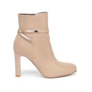 Nerogiardini Elegant Torba Ankelkänga Beige, Dam