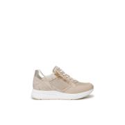 Nerogiardini Ivory Zip Sneakers Beige, Dam