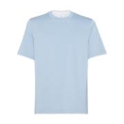 Brunello Cucinelli T-Shirts Blue, Herr