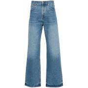 Jacquemus Wide Jeans Blue, Herr