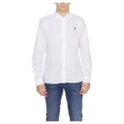 U.s. Polo Assn. Linne Långärmad Skjorta Vår/Sommar Kollektion White, H...