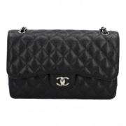 Chanel Vintage Pre-owned Laeder crossbodyvskor Black, Dam