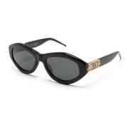 Casablanca Sunglasses Black, Herr